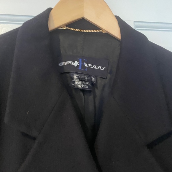 Escada Sport 42 Navy Blazer coat crest 12 - Picture 4 of 15